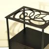 Collection Enredo - Bedside Table Wengue Double Drawer 